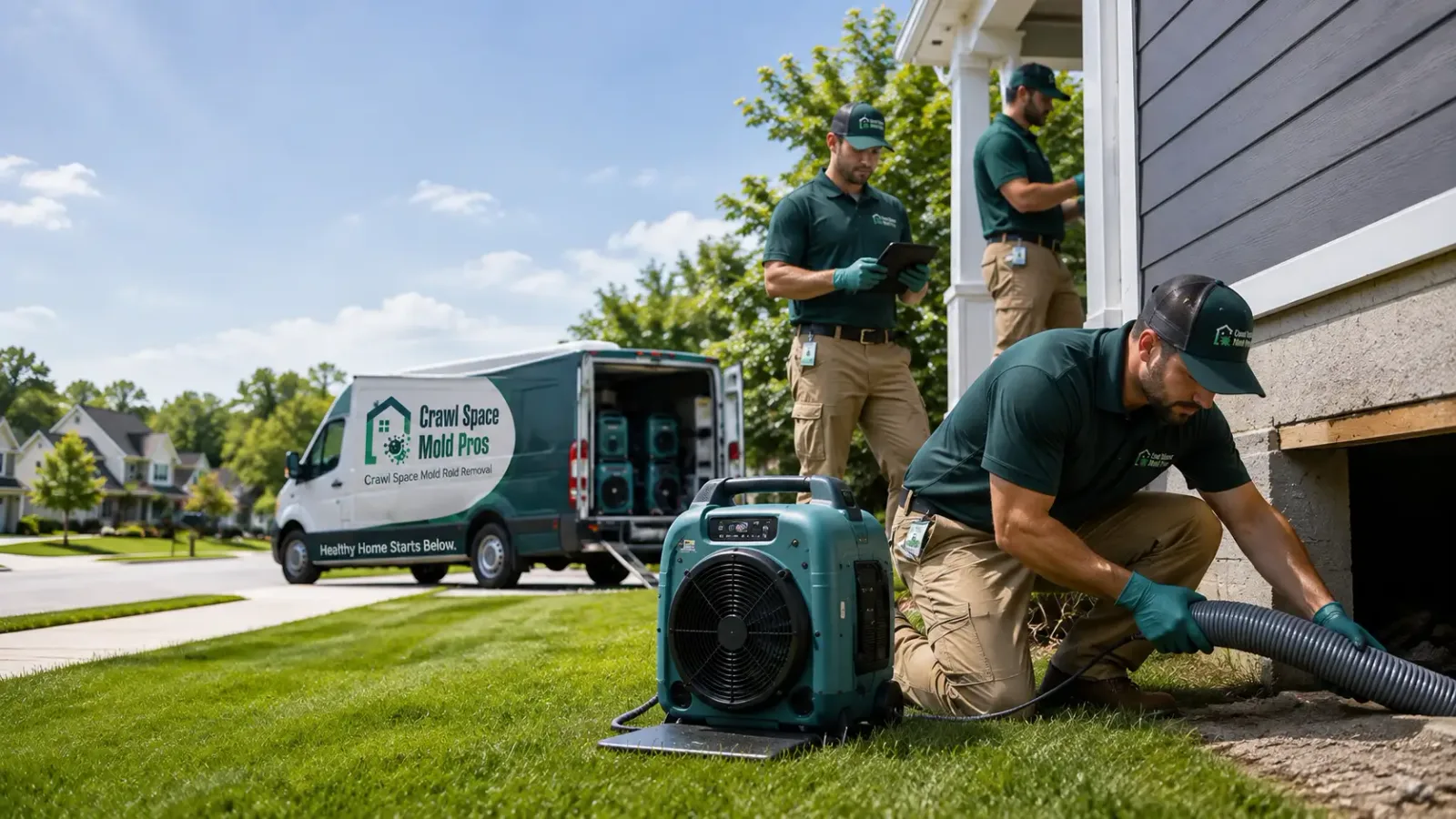 Crawl Space Mold Removal in Cromwell, IA